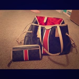 Coach handbag and wallet